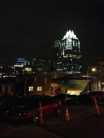 downtown austin at night